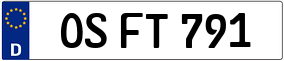 Truck License Plate